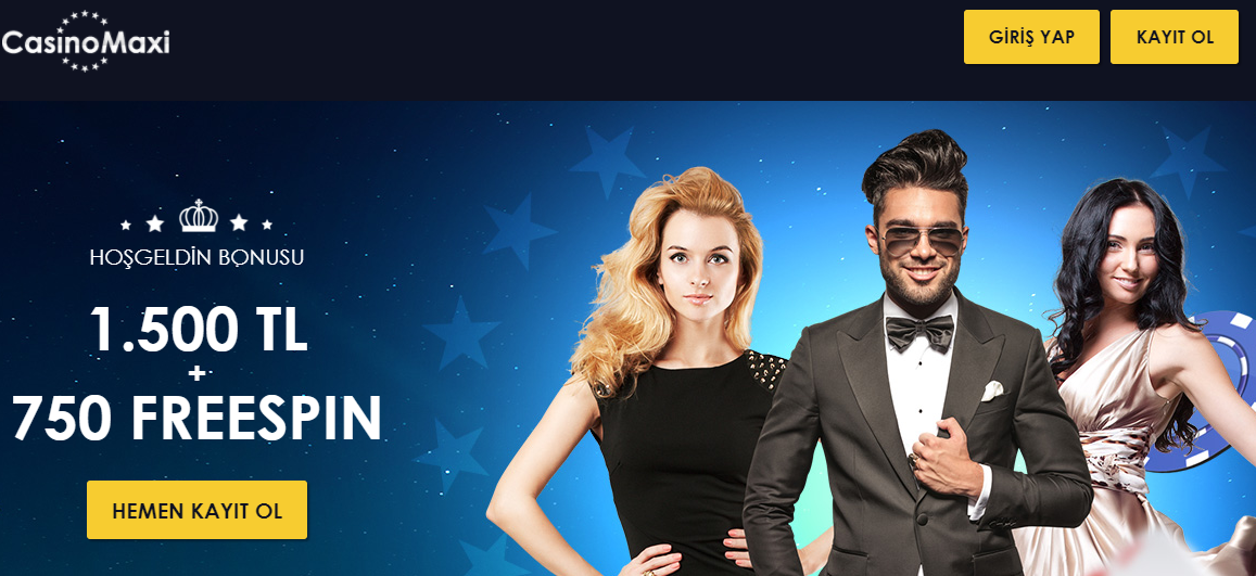 Casino Maxi ile 1.500 TL + 750 Freespin Hoşgeldin Bonusu